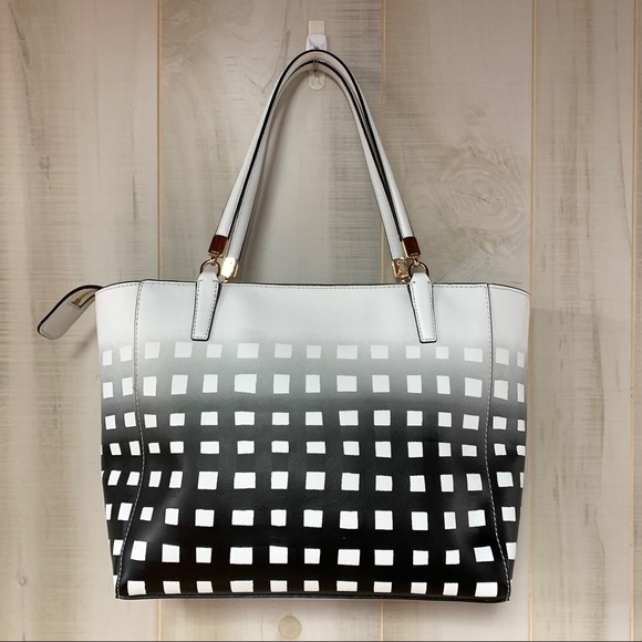 Coach Madison East Wes Tote Gingham Saffiano 30118 - Picture 3 of 9